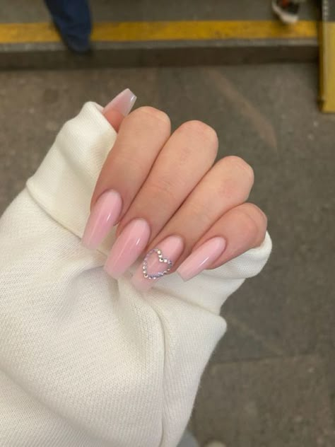 Blush Pink Glitter Nails, Ballerina Nails Designs, Edgy Nails, Soft Nails, Ballerina Nails, Nagel Inspo, Pink Acrylic Nails, Dream Nails, Classy Nails