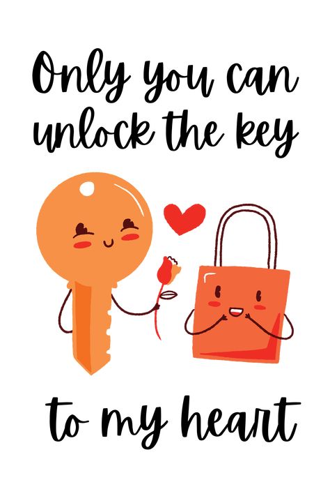 This design features a Cute Unlock My Heart - Valentines Day & Couple Lovers. Perfect gift for Valentine's Day, romantic couples and lovers. This will surely spark love, happiness and appreciation if given to your partner or loved ones. Custom Kids Clothes, Cheesy Lines, Sweetheart Quotes, The Key To My Heart, Love My Husband Quotes, Together Quotes, Classroom Quotes, Easy Love Drawings, Valentines Day Couple