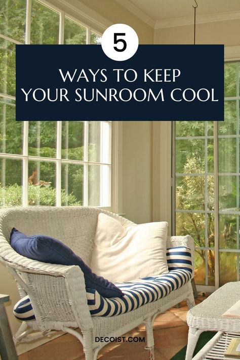 5 Easy Ways to Keep Your Sunroom Cool in the Summer Curtains In Sunroom, Sunroom Curtains, Sun Porch, Lots Of Windows, House Stuff, Modern Interior Design, Modern Interior, Summer Fun, Curtains