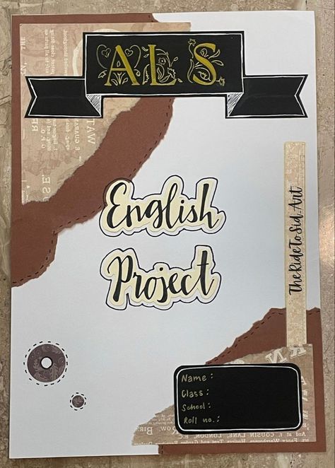 Scrapbook English Project, Homework Book Cover Ideas Aesthetic, Cover Page Design For Project Aesthetic, English Coverpage Ideas For Projects, English Project Calligraphy, English Project Ideas Aesthetic, Project Designs Border Aesthetic, English Hhw Cover Page, School Book Covers Aesthetic English