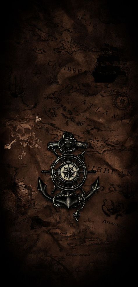 Pirate Compass Tattoo, Compass Wallpaper, Anchor Wallpaper, Pirate Ship Art, Samsung Wallpaper Android, Camera Wallpaper, Cool Nike Wallpapers, Military Wallpaper, Graffiti Wallpaper Iphone