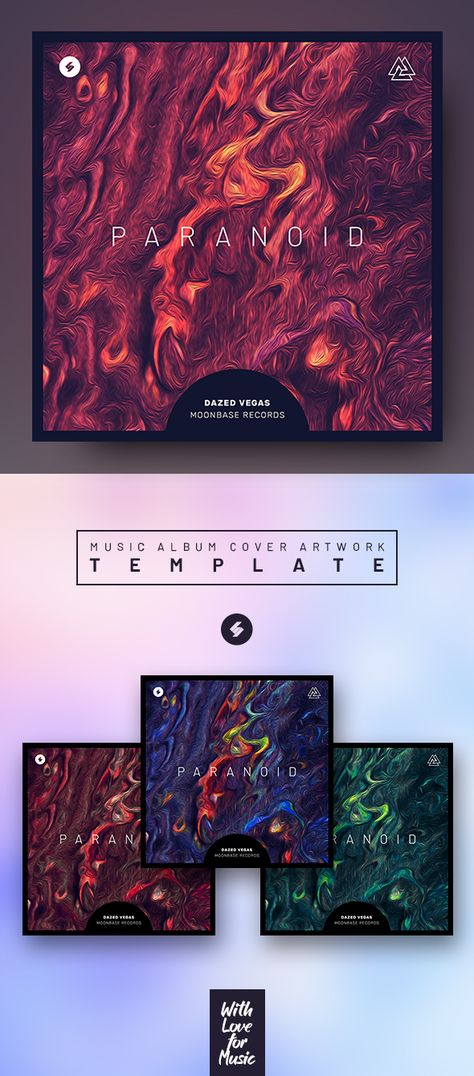 Abstract fantasy design – music album cover art template. Easy to edit and customize photoshop PSD template. #albumcover #albumartwork #psdtemplate #artworktemplate #musicartwork Music Album Design Ideas, Music Cover Art Design Template, Cover Music Design Ideas, Music Cover Design Ideas, Cover Cd Design, Cover Art Design Music, Music Artwork Album Covers, Cd Cover Design Ideas, Album Cover Art Ideas