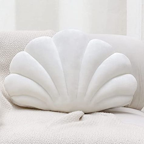 Shell Cushion, Seashell Pillow, Mermaid Room, Nautical Pillows, College Tips, Accent Throw Pillows, Makeover Ideas, Velvet Throw, Velvet Throw Pillows