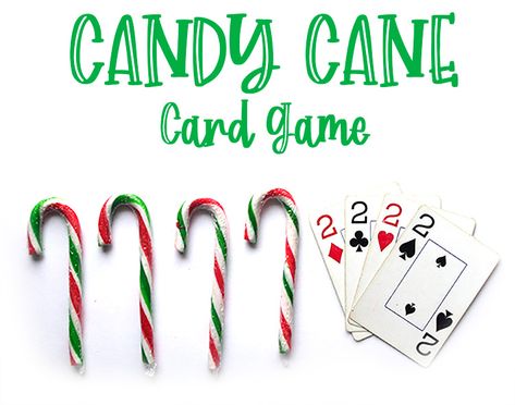 Candy Cane Card Game, Games With Candy Canes, Games With Candy, Best Christmas Games, Campground Activities, Homemade Games, Hearts Card Game, Candy Cane Story, Game Shelf