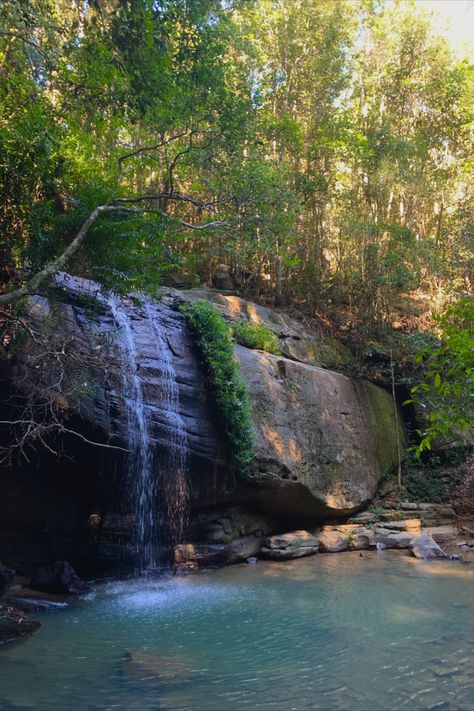 Waterfall Australia, Queensland Holiday, Rainforest Aesthetic, October Moodboard, Cute Home Screen, Australian Summer, Cute Home Screen Wallpaper, Cute Home Screens, Home Screen Wallpaper