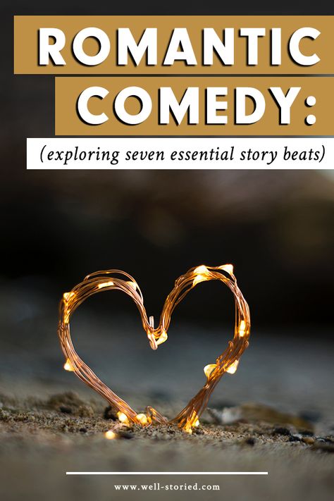 Romantic comedies are experiencing a renaissance. Thinking fo writing your own? Lynsay McCaulley shares seven essential story beats you don't want to miss! Romcom Writing Prompts, Writing Comedy, Story Beats, Narrative Design, Writers Inspiration, Screen Writing, Three Act Structure, Romance Writing, Writing Steps