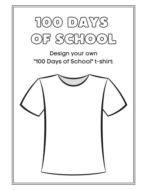 100 days of School Printable Activities and Coloring Pages For Kids (FREE!) - Oh La De 50th Day Of School, 100th Day Of School Crafts, 100 Day Of School Project, Kindness Challenge, Addition Activities, I Love School, School Coloring Pages, Maths Puzzles, 100 Book