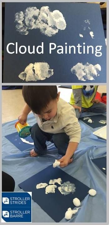 Cloud Paintings, Diy Toddler Toys, Animal Habitat, Weather Art, Cloud Craft, Cloud Stencil, Infant Room, Infant Classroom, Daycare Room