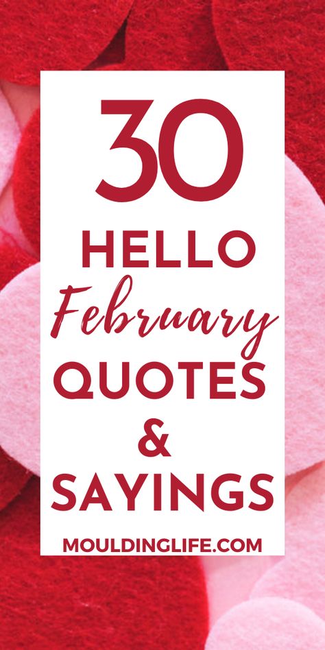 Here is a collection of 30 Welcome February Quotes and Sayings to celebrate the month of love. Feb 28 Quotes | February Quotes Inspirational | Feb Quotes | Quotes for February | February Quotes | Love Month Quotes | February Quotes Love | Hello February Quotes Month Of | Quotes About February | Feb 1 Quotes | Feb 1st Quotes, February Month Quotes, Love Month Quotes, Quotes About February, February Quotes Love, February Quotes Inspirational, Feb Quotes, Quotes For February, Valentines Quotes For Family