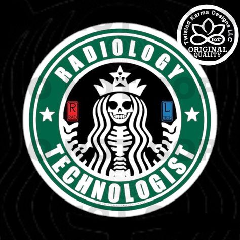 Radiology Technologist sticker  This sticker can be placed on any surface, from a window to a travel tumbler and anything in between. 🔴 PLEASE READ Stickers are made from high quality material.  They are water resistant NOT water proof, HAND WASHING is recommended. These are the perfect gift for that special person in your life or for yourself! These stickers can be used on cars trucks, cell phones, laptops, glass, or any smooth, non-porous material.  Please note that this is NOT rated for indo Xray Humor, Karma Design, Radiologic Technologist, Xray Art, Medical Stickers, Radiology Tech, Radiology Technologist, Healthcare Jobs, Harley Quinn Artwork