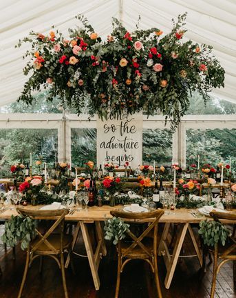 Marquee Decoration, Wedding Top Table, Glasgow Wedding, Edinburgh Wedding, Aisle Flowers, Essense Of Australia, Flower Installation, Church Flowers, Church Ceremony