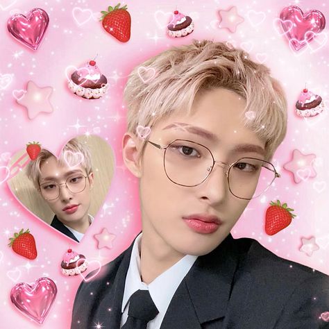 Mingi Ateez Aesthetic Pink, K Pop Valentines, Ateez Pink Icon, Mingi Icons Cute, Ateez Picket, Pink Mingi Ateez, Cute Mingi Ateez, Ateez Cute Icons, Ateez Pink Aesthetic