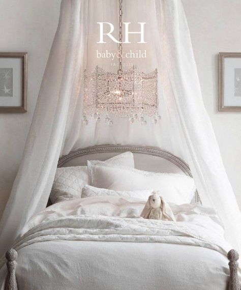 Inspired {by}: Restoration Hardware Baby & Child | TravelingMama | Bloglovin’ Restoration Hardware Bedroom, Restoration Hardware Baby, Big Girl Bedrooms, Princess Bedroom, Toddler Girl Room, Princess Room, Beautiful Nursery, Big Girl Rooms, Kids Room Design