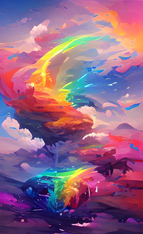 Colourful Fantasy Art, Whimsical Wallpaper Iphone, Screen Savers Wallpapers, Bright Wallpaper, Bright Background, Rainbow Wallpaper, Hippie Wallpaper, Rainbow Abstract, Galaxy Art