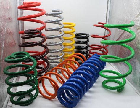 Factory price production Auto Suspension Spring Coil spring is made of spring steel, can be made of constant stiffness of equal pitch or variable stiffness of variable pitch. Coil springs vary in wire thickness, number of coils and their density. #AutoCoilSpring #CoilSpring #AutoGasSpring #StainlessSteelSpring #SteelSpring #Automotive #AutoParts #Suspension #CarRepair Mechanical Parts, Tire Tread, Spring Steel, Commercial Vehicle, Offroad Vehicles, Shock Absorber, Coils, The Struts, Density