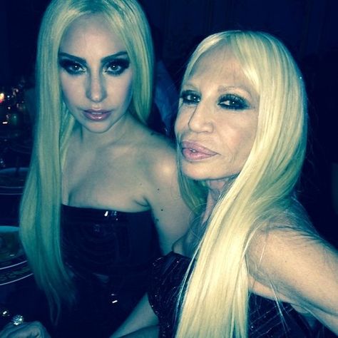 Lady Gaga and Donatella :) Lady Gaga Donatella, Lady Gaga Artpop, Donatella Versace, Perfect Love, Doja Cat, Just Girly Things, Lady Gaga, Girly Things, Style Icons