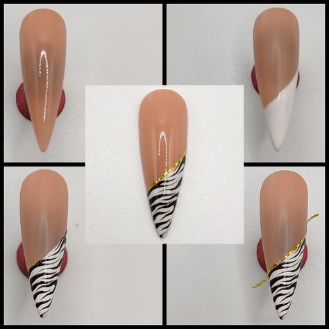 Zebra Nail Art, Zebra Nails, Nail Art Tutorial, Nail Tutorials, Art Tutorial, Art Tutorials, Nail Art, Nails, Art