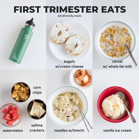 Things You Can Eat While Pregnant, 1st Trimester Foods To Eat, Breakfast First Trimester, What To Eat When Pregnant And Nauseous, Pregnancy Meals For Nausea, Foods For Nausea Pregnancy, Foods For 1st Trimester, Nausea Friendly Meals, First Trimester Foods To Eat