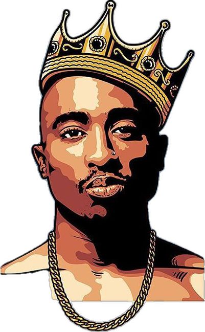 Tupac Shakur, Tupac, Hip Hop, Crown, Art