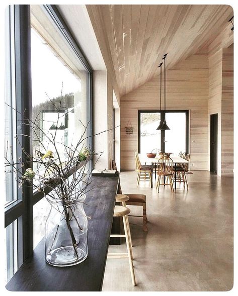 Concrete Shed, Concrete Floor Kitchen, Concrete Floors Living Room, Concrete Kitchen Floor, Concrete Floors In House, Concrete Sheds, Interior Concrete Floors, Polished Concrete Floors, Concrete Interiors