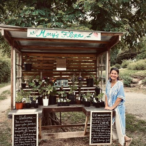 Roadside Plant Stand, Roadside Stand, Nature Writing, Farmers Market Stand, Plant Library, Mountain Farm, Market Stands, Community Projects, Stand Ideas