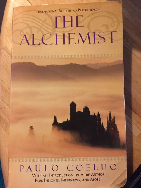 A real picture of The Alchemist's book cover. (At least one of them) The Alchemist Book Cover, The Alchemist Book, The Alchemist Paulo Coelho, Alchemist Book, The Alchemist, Book Nook, Book List, Book Worm, Literary Fiction