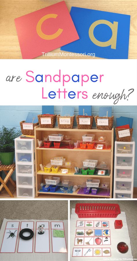 Are Sandpaper Letters Enough? - Trillium Montessori A For Preschool, Montessori Letters, Montessori Phonics, Fun Alphabet Activities, Montessori Elementary Classroom, Elementary Montessori, Kindergarten Montessori, Sandpaper Letters, Montessori Activities Preschool