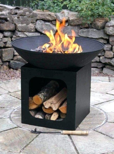 Diy Metal Fire Pit, Cast Iron Fire Pit, Iron Fire Pit, Backyard Fire Pit, Fire Pit Ideas, Barbecue Design, Large Fire Pit, Iron Bowl, Metal Fire Pit