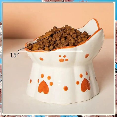 Looking to upgrade your cat's dining experience? Check out our stylish cat bowls that will add a touch of elegance to your feline friend's mealtime. These cat bowls are not only functional but also aesthetically pleasing, making them the purrfect addition to your home decor. Treat your cat to a luxurious dining experience with our selection of premium cat bowls. Pet Feeding Area, Ceramic Food, Cat Ceramic, Cervical Spine, Cat Bowl, Ceramic Cat, Better Posture, Ceramic Ideas, Elegant Color