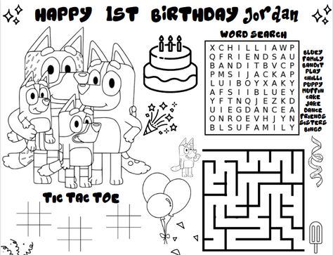 Kids Birthday Games, Birthday Games For Kids, Happy Thanksgiving Pictures, Art Books For Kids, Preschool Designs, Thanksgiving Pictures, Second Birthday Ideas, Birthday Coloring Pages, Coloring Page Printable