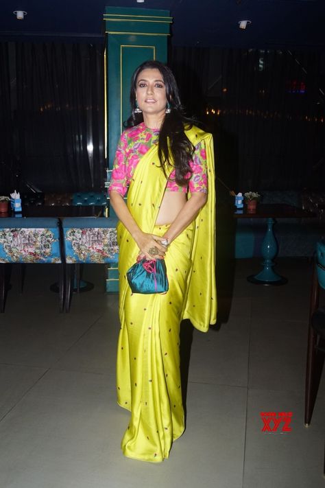 Mumbai: Mini Mathur at book launch #Gallery - Social News XYZ Photos: #MiniMathur at book launch Mini Mathur, Facebook Comments, Book Launch, May 7, Saree Styles, Mumbai, A Book, Kimono Top, Product Launch