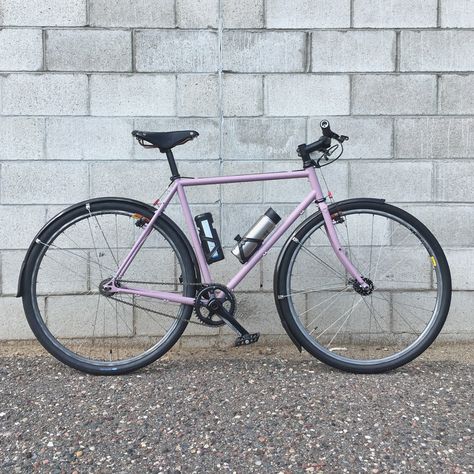 Single Speed - Handsome Fredward "custom" build with plush tires and a few bells and whistles.  Great year round commuter. Velo Orange, Wolf Tooth, Steel Bicycle, Bicycle Frames, Red Bird, Commuter Bike, Red Birds, Road Runner, Custom Bikes