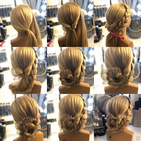 Formal Updos Step By Step, Updos Step By Step, Formal Hairdos, Formal Updos, Natural Hair Transitioning, Wedding Hair Up, Hair Braid Videos, Hair Arrange, Wedding Hair Inspiration