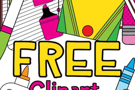 FREE Clipart for Classroom Teachers Preschool Clipart Free, Preschool Clipart, Education Post, Teachers Classroom, Teacher Clipart, Classroom Freebies, Clipart Free, An Education, Free Clipart