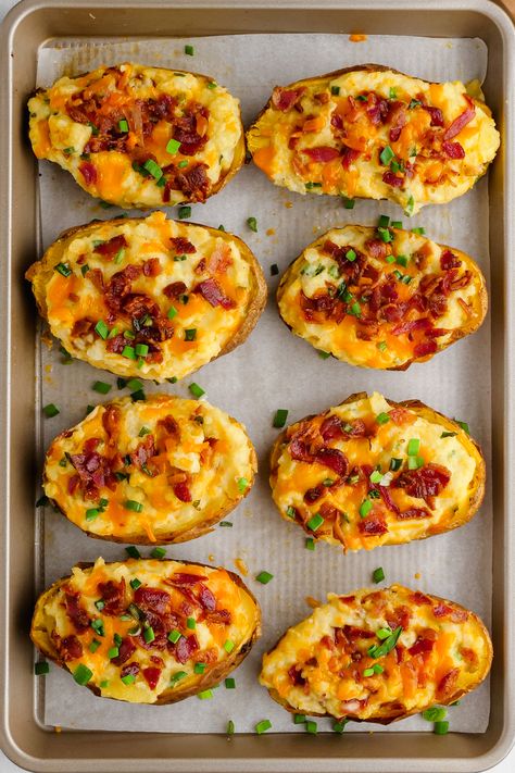 Twice Baked Potatoes Twiced Baked Potato Easy, Easy Twice Baked Potatoes, Butter Mashed Potatoes, Potatoes Easy, Rings Ladies, Meal Planning App, Potato Skin, Ladies Jewellery, Baked Potato Recipes