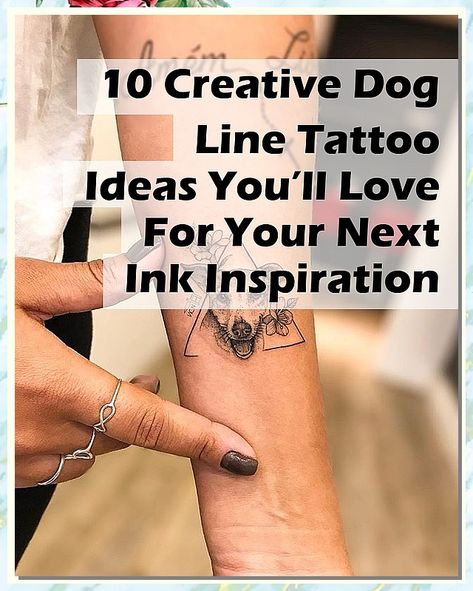 Discover the beauty of minimalism with our collection of 10 creative dog line tattoo ideas that will inspire your next ink. Each design captures the essence of your furry friend in a unique and artistic way. Whether you prefer a simple outline or a more intricate design, these tattoos celebrate the bond between you and your dog. Explore these stunning ideas and find the perfect tribute to your beloved pet that you'll cherish forever. Dog Line Tattoo, Line Tattoo Ideas, Dog Line, Line Tattoo, Fitness Tattoos, Beloved Dog, Line Tattoos, Fashion Toys, Intricate Design