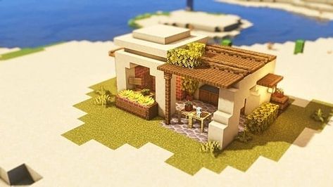 AMAZING MINECRAFT × SHOWCASE on Instagram: “Reposted from @crafting.bench Desert House by @seven85654 🐫 - Follow @crafting.bench for more!! 🔥  Follow @crafting.bench for more!! 🔥 -…” Chalet Minecraft, Minecraft Cool, Minecraft Hack, Construction Minecraft, Minecraft Decoration, Capas Minecraft, Rumah Minecraft Sederhana, Desert House, Minecraft Farm