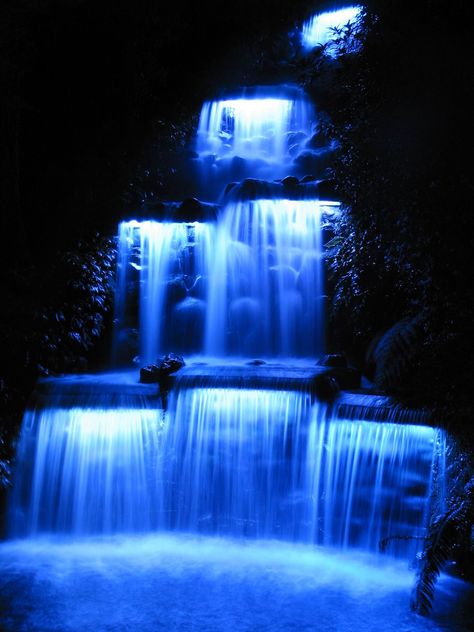 #fanfiction # Fan-Fiction # amreading # books # wattpad Image Nature, Beautiful Waterfalls, Feeling Blue, Love Blue, True Blue, Landscape Lighting, Blue Aesthetic, Blue Hues, In The Dark