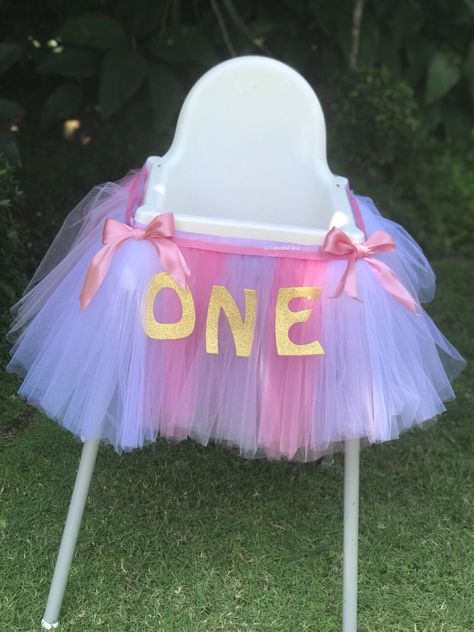 High Chair Tutu, Diy Chair Covers, Tiffany Chair, Comfortable Living Room Chairs, Comfy Accent Chairs, Girls Birthday, Tutu Skirt, Bar Chairs, Birthday Ideas