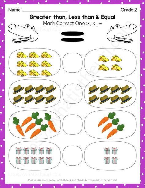 This is a Grade 2 Math exercise worksheet.  It can be printed in an economic mode too. Please download the PDF Greater than Less than or Equal Worksheets for Grade 2 – Exercise 5 Maths Greater Than Less Than Worksheet, Equal Worksheet Kindergarten, Greater Than Less Than Activities 1st Grade, Greater Than Less Than Equal To Worksheets For Kindergarten, Worksheet For Jr Kg Maths, 1st Grade Greater Than Less Than Worksheets, More Than Less Than Equal To Worksheets, Greater Or Less Than Worksheets, Greater Than Less Than Worksheets 2nd Grade