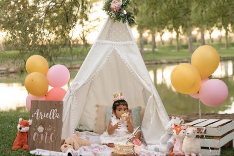 Insta@simplyytori Beary Onederful, Outdoor Birthday Party Decorations, First Birthday Photoshoot, Onederful Birthday, Photoshoot Outdoor, Outdoors Birthday Party, Outdoor Birthday, Baby Shoot, 1st Birthday Photos