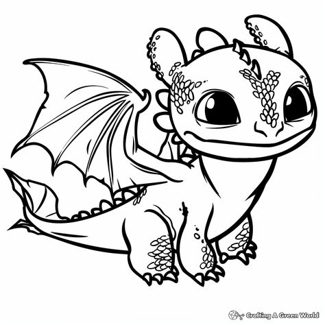 How To Train Your Dragon Coloring Pages, Toothless Coloring Pages, Painting Characters, Dragon Coloring, Kindergarten Coloring Pages, Toothless Dragon, Butterfly Plants, Dragon Coloring Page, Diy Birthday Party