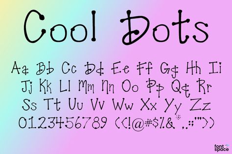 Free download of Cool Dots Font. Released in 1999 by ARRF Designs and licensed for personal and commercial-use Dot Letters Font, Dotted Letters Font, Dot Fonts Alphabet, Interesting Fonts, Doodle Calligraphy, Bujo Lettering, Script Fonts Alphabet, Cool Fonts Alphabet, 1001 Free Fonts