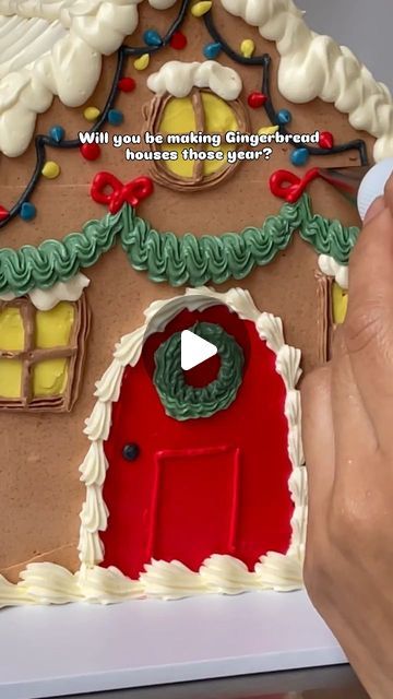 Daisy Sanchez on Instagram: "I will be trying to bake this year and maybe get some buttercream going. I need to try and achieve this or something similar! Big shout out to @aprilsbakerlondon for creating such a beautiful work of art and for making this beautiful video. Go give them a follow and share all their beautiful cake designs, which are amazing 👏🎅🎄❤️
.
.
.
.
.
.
.
.
OMG!!! Only 73 until Christmas! Tell everyone❄️❄️❄️❄️☃️✨🎄🥂🍾

#Christmas #MerryChristmas #ChristmasSpirit #HolidayCheer #ChristmasMagic #festivedecor #SantaIsComing #WinterWonder #ChristmasVibes #ChristmasLove" Christmas In Australia, Summer Christmas, Beautiful Cake Designs, Christmas Love, Christmas Cake, Christmas Treats, Festival Decorations, Christmas Magic, Gingerbread House