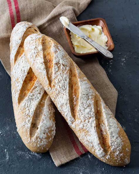 Platinum Instant Sourdough Recipe, Platinum Instant Sourdough Yeast Recipes, Instant Sourdough Yeast Recipes, Sourdough Baguettes, Sourdough Baguette, Homemade Bread Recipes, Spaghetti Factory, Red Star Yeast, Yeast Recipes