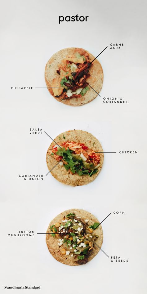 Tacos Pastor, The Best Tacos, Menu Design Inspiration, Best Tacos, Can Mockup, Clean And Minimal, Food Menu Design, Food Content, Food Graphic Design