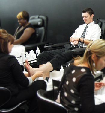 No doubt about it, the men’s grooming segment is booming. These days, it’s not unusual to see a man soaking in a pedicure bowl at the local salon. Still, many men are often embarrassed to show their feet—and the more a man’s feet need attention, the more embarrassed he can become. In fact, if you ask most men to describe a perfect day, chances are good that getting a pedicure won’t make the itinerary. Men’s Pedicure, Zac Core, Mens Pedicure, Male Pedicure, Pedicure For Men, Men Pedicure, Getting A Pedicure, Pedicure Bowls, Need Attention