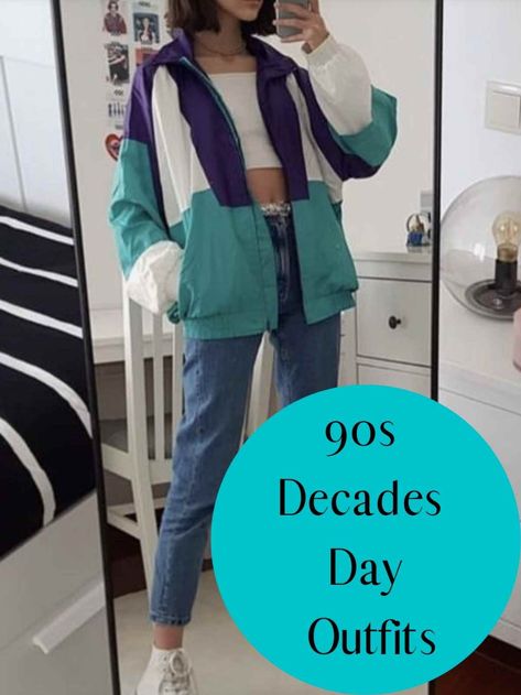 Dress Like A Middle Schooler Spirit Day, Decades Day Ideas Spirit Week, Favorite Decade Spirit Week, Retro Day Spirit Week, 60s Day Spirit Week, Teacher Decade Day Outfits, Decades Day Spirit Week Teacher, 80s Outfit Ideas Spirit Week, Diy Decades Day Outfits Spirit Weeks