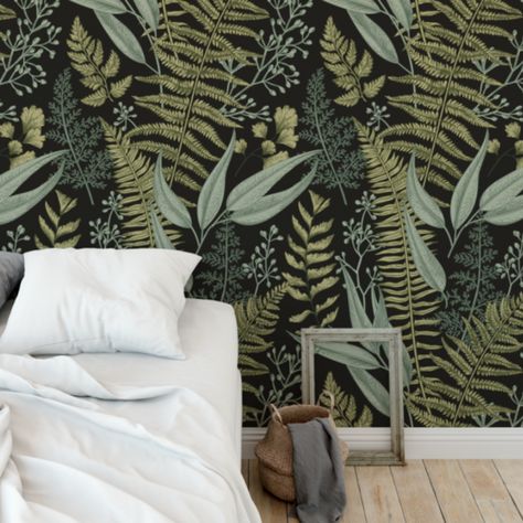 Browse and shop our largest range of Tropical wallpaper. All of our wallpapers are carefully crafted from extremely high-quality wall fabric. Buy online today! Bliss Wallpaper, Green Leaf Wallpaper, Fern Wallpaper, Wallpaper Store, Mountain Decal, Wallpaper Interior, Temporary Wallpaper, Jungle Wallpaper, Diy Wallpaper