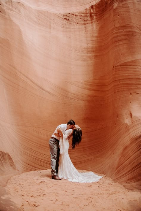 Horseshoe Bend Engagement Photos, Antelope Canyon Wedding, Jumping Into Lake, Antelope Canyon Elopement, Horseshoe Bend Wedding, Grand Canyon Wedding, Elopement Places, Canyon Elopement, Page Az